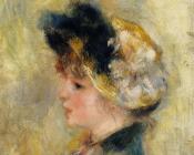 皮埃尔 奥古斯特 雷诺阿 : Head of a Young Girl